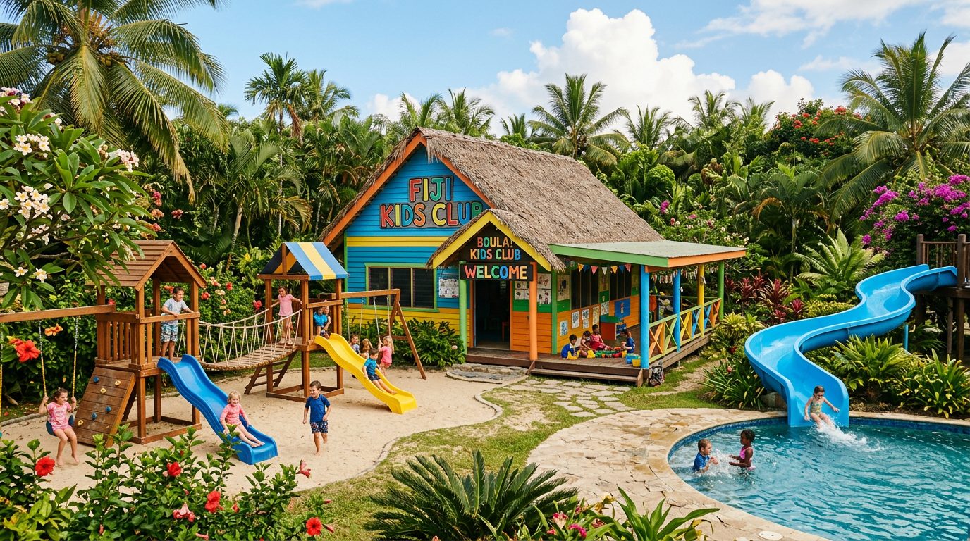 Fiji resort kids club playground